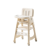 Chaise haute bébé multifonctionnelle et réglable 3-en-1 en plastique de qualité alimentaire pour repas et alimentation – Offre Spéciale