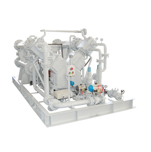 Compresor de Aceite y Gas Industrial de Alta Presión, Montado sobre Plataforma, de Servicio Pesado, de Conexión Directa, Tipo Pistón Refrigerado por Agua - Product Image 1