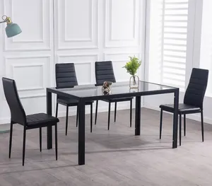 现代豪华意大利餐厅套装8件套石头餐桌和椅子，用于厨房或餐厅大理石桌子设计
