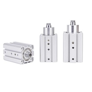 QDK DKS Rotary <b>Clamping</b> Cylinder Aluminum Body Threaded Connection Plate Type 2 Years Warranty - Product Image 4