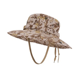 Chapeau Bob en Coton Premium Camouflage avec Protection Solaire UPF, Respirant, Sangle Mentonnière Ajustable pour Activités de Plein Air, Prêt pour Logo Personnalisé - Product Image 6
