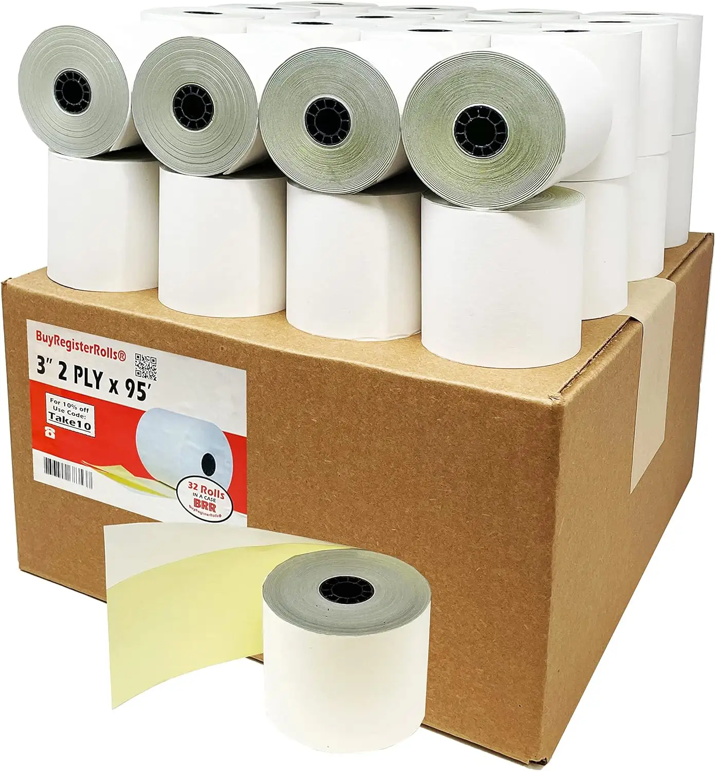 Yıldız SP700 için yazarkasa kağıt 3 "x 150 'bond (50 termal olmayan) POS mutfak yazıcı kağıdı-50 GSM yeni POS makbuzu ROLLS