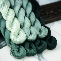 Couleur 41-50 fil de soie de mûrier naturel chinois fil à broder en soie à tricoter de haute qualité pour point