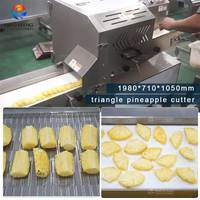 Semi-Auto Droog Fruit Gedroogde Chunker Ananas Verwerkingslijn Ventilator Ananas Peeling Snijdroogmachines