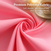 Nappe Circulaire Unie en Fibre de Polyester pour Hôtels, Réunions, Mariages et Banquets (Vente en Gros)