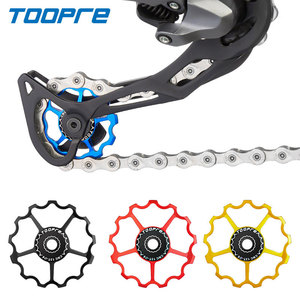 TOOPRE Ligero 11T 13T Transmisión Cojinete de cerámica Engranaje <span class=keywords><strong>Bicicleta</strong></span> Rueda de guía de Dial trasero <span class=keywords><strong>para</strong></span> carretera de montaña y rueda de guía de coche - Product Image 5