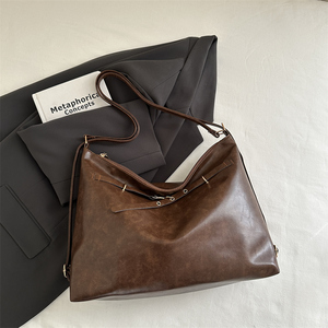 Nuova Elegante Borsa Casual da Donna, Grande Capacità, Tracolla Sottobraccia con Chiusura a Cerniera, <span class=keywords><strong>Design</strong></span> alla <span class=keywords><strong>Moda</strong></span> - Product Image 2