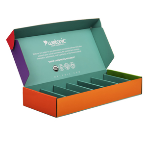 Hộp bưu phẩm với biểu tượng tùy chỉnh sóng hộp chai bao bì món ăn <span class=keywords><strong>Divider</strong></span> nước giải khát chai nước vận chuyển hộp với ngăn - Product Image 1