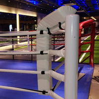 Anneau de boxe personnalisé, en toile, pour compétition d'entraînement MMA thaïlandaise, vente en gros,
