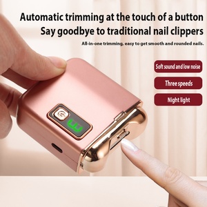 Polishing Baby Scissors <b>File</b> Convenient Safety Nails Usb Cutter Electric Trimmer Adult Automatic Electric Nail <b>File</b> Cutter - Product Image 3