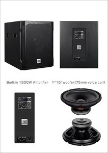 Loa cột & loa siêu trầm tích hợp Pro Active 2025 SB-1506, kèm dây + giá đỡ, tất cả trong 1 hộp - Product Image 5