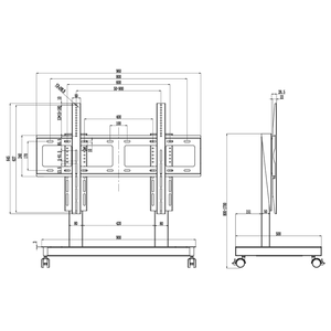 Escritorio Elevador Inteligente PrimoPal para Hoteles, 1000N, Altura Ajustable de 800~1700mm, Sistema de Elevación Eléctrico de 25mm/s para Hospitales - Product Image 5