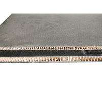 Panneau sandwich en fibre de verre ignifuge à haute capacité de charge pour protection de coffre et couverture d'intimité