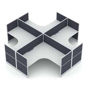 Modern Office Furniture <b>Work</b> <b>Station</b> Desktop Computer Office Table Desk Call Center Modular Office Cubicle Workstation - Product Image 6