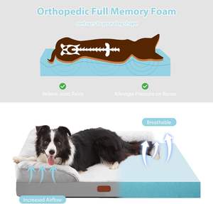 Neues Design für große Hunde mit abnehmbarer wasch barer Abdeckung Wasserdichtes Hunde bett Schaums ofa Futter Rutsch festes Sofa Großes Hunde bett - Product Image 2