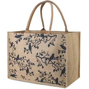 Sac en jute personnalisé de haute qualité avec impression écologique sac à provisions en jute - Product Image 4