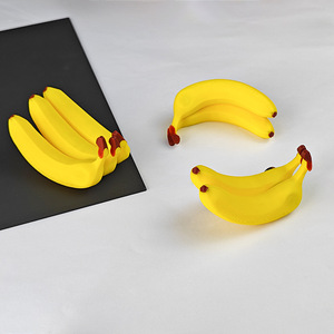 Imanes para nevera con forma de plátano, 2,95 pulgadas/7,5 cm, material Tpr, pegatina magnética de forma irregular para decoración de cocina - Product Image 3
