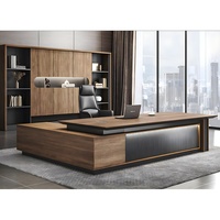 Mesa de la oficina del gerente mesa de la oficina del nuevo diseño escritorio de la oficina muebles comerciales modernos escrito