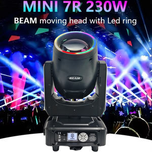 <span class=keywords><strong>Lyre</strong></span> DMX512 Flystar 230W Mini <span class=keywords><strong>7R</strong></span> à tête mobile LED avec anneau pour scène DJ, idéale pour mariages, fêtes, événements, clubs et applications en entrepôt - Product Image 3