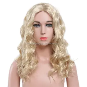 Hot Sale Kid Boy Girl Daily Life Non-Flam Synthetic Fiber Machine Made None Lace Long Curly Wigs For Children