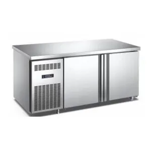 Shineho WF1200D2 congélateur de refroidissement par ventilateur, coffre en acier inoxydable congélateur sous-comptoir profond/réfrigérateur de Bar sous-comptoir