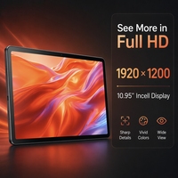Tablet HYRS X95 de 11 Pulgadas con Android 14, Octa Core, Pantalla Incell 1920*1200, T616, 6GB RAM, 128GB ROM, 7000mAh, Doble SIM, para Juegos, Gran Venta