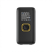 Pompa Udara Portabel Tanpa Kabel NEWO SD01 12V Silinder Ganda dengan Pengukur Tekanan Digital, Monitor Tekanan Ban, dan Lampu Darurat untuk Mobil