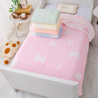 Couverture pour bébé en coton de bambou à 6 couches, 47,2 x 59,1 pouces, grandes couvertures en mousseline à bulles pour nouveau-nés, vente en gros