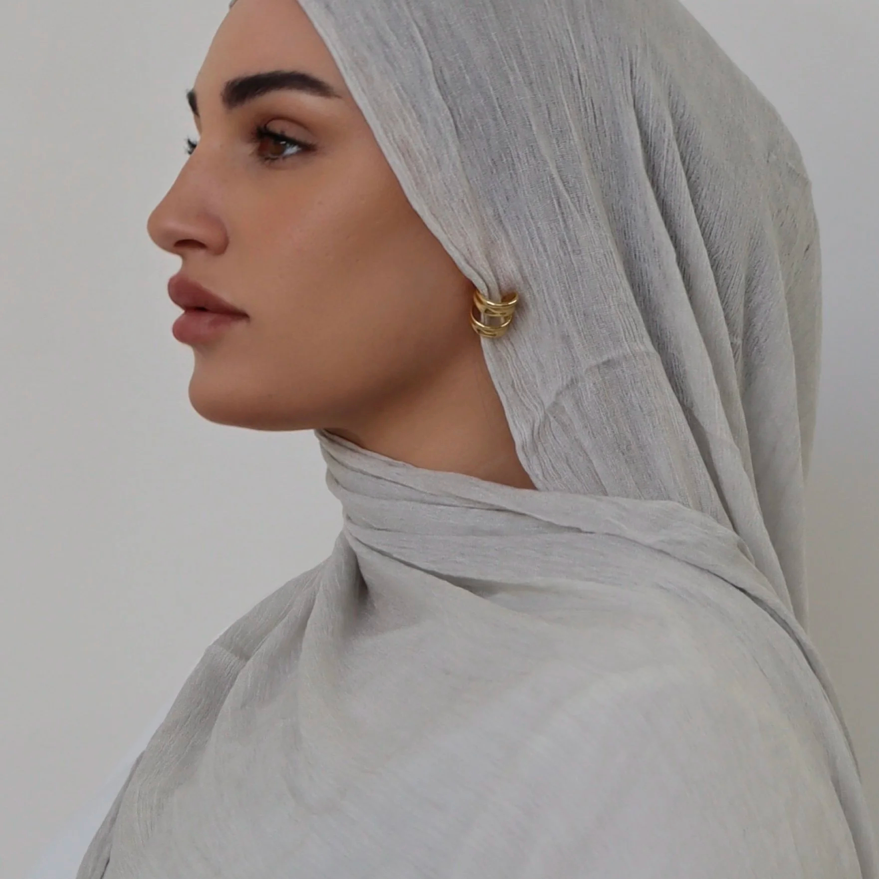 simple hijab dupatta