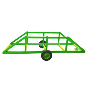 U Style Heavy-duty Tube Transport Dolly 3300 Lbs Loading Goods Transport Cart Tube Storage And Moving Racks For Factory