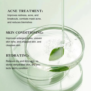 Sérum de Soin OEM à l'Huile d'Arbre à Thé et Glycérine d'Aloe Vera - <span class=keywords><strong>Traitement</strong></span> Facial <span class=keywords><strong>Anti</strong></span>-Taches à l'Hamamélis pour Peaux Rougeurs et Démangeaisons 53 ml - Product Image 2