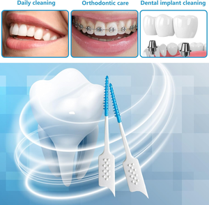 Stuzzicadenti in Silicone in gomma interdentale stuzzicadenti dentali per bracer per pulizia dentaria per uso domestico - Product Image 6