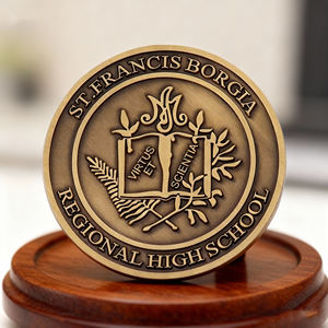 Yüksek kalite özelleştirilmiş antik altın kaplama 2D 3D <span class=keywords><strong>Metal</strong></span> hatıra ağacı anısına Vintage sikke koleksiyonu döküm tekniği - Product Image 1