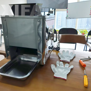 Filet de poulet automatique commercial poitrine de porc frais boeuf double <span class=keywords><strong>port</strong></span> électrique viande congelée automatique trancheuse Cutter Machine - Product Image 4