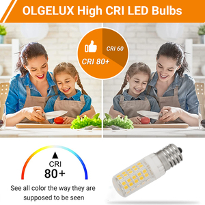 Bóng Đèn Led Ac120v E17 Chất Lượng Cao Không Nhấp Nháy 5W 600lm Bằng Gốm + Pc - Product Image 5
