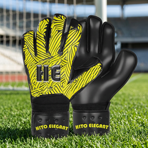 Gants de gardien de but de football en silicone haute densité, nouvelle arrivée, meilleure qualité, prix bas, respirants, paume plate de 4 mm - Product Image 4