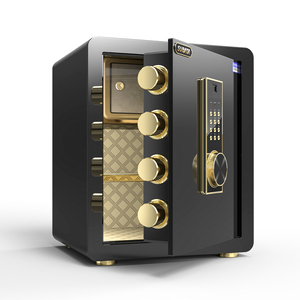 Nhà máy cung cấp khách sạn ẩn tủ điện tử kỹ thuật số khóa an toàn hộp vân tay truy cập dẫn hiển thị ngăn kéo an toàn màn hình cảm ứng - Product Image 3