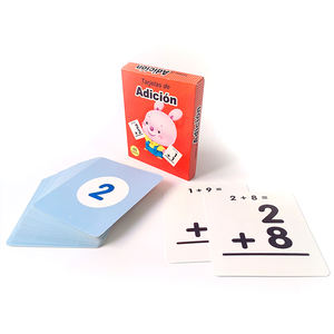 Tarjetas cognitivas brillantes de aprendizaje de palabras básicas personalizadas para niños pequeños, primer alfabeto, número, reconocimiento de forma de Color, papel - Product Image 4