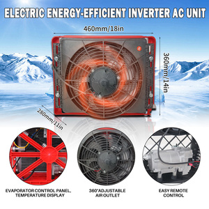 Aire Acondicionado de Cabina Dividida 12V 24V al por Mayor con Función de Apagado para Camiones, Vehículos Agrícolas y Autobuses Mini EAC001.12, EAC001.12 Opción de Doble Voltaje - Product Image 3