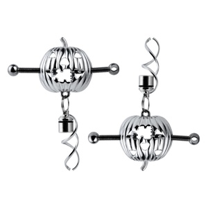 QKKQ Metal Nipple <b>Clamp</b> Breast <b>Clip</b> Female Nipples Stimulator Halloween Toy Gifts for Couple BDSM Sex Toys Flirting Adult Game - Product Image 1