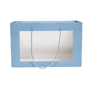 Cesta de Flores para Bebé Recién <span class=keywords><strong>Nacido</strong></span>, Caja de Regalo con Embalaje UV de Materiales Reciclados, Bolso de Mano, Cesta de Flores - Product Image 5