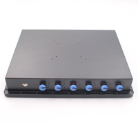 Panel de computadora Industrial con pantalla táctil integrada de aleación de aluminio con bisel delgado de 3mm para quiosco de cajero automático Hmi con GPIO 24V DC Panel Pc