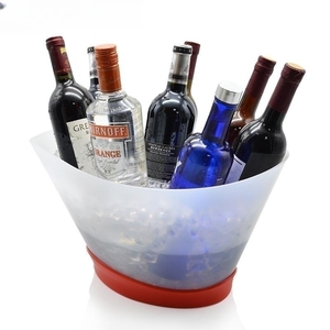 La partie ovale Champagne pp de 12L RVB a mené le seau à glace en plastique pour <span class=keywords><strong>Remy</strong></span> <span class=keywords><strong>Martin</strong></span> - Product Image 1