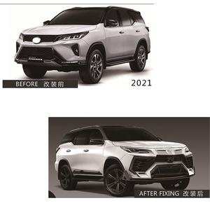Grilles de pare-chocs avant arrière de vente d'usine kit de carrosserie de phare pour 2016-2021 pour Fortuner pour Style <span class=keywords><strong>Lamborghini</strong></span> pour Style <span class=keywords><strong>Lamborghini</strong></span> - Product Image 2