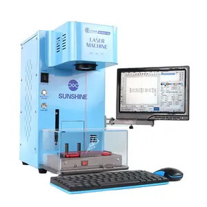 Sunshine SS-890B Plus 20W Back Glass Removing Laser Machine Built in Smoking Absorber Phone Screen Separating Machine