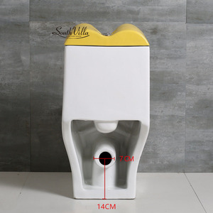 Inodoro de Cerámica para Niños Pequeños, Inodoro de Dibujos Animados con Forma de Patito Amarillo, Inodoro de Cerámica de Una Pieza - Product Image 2
