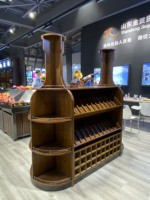 Présentoirs en bois et métal pour supermarchés, rayonnages et gondoles en bois pour supermarchés, articles pour Dollar Stores