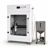 Imprimante 3D FGF Granule 600x600x1000mm Grand Format XY Précision 0.01mm Extrudeur Double Industriel Plateau Chauffant Nivellement Automatique