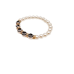 Bracelet élastique Evil Eye avec perles d'imitation et perles à motifs pour bijoux cadeaux - Product Image 5
