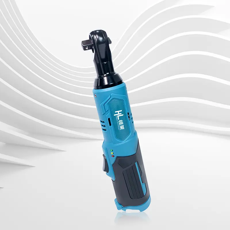 HENGLAI In Stock!!! Customized Socket Wrench Set 16.8V Rechargeable Battery Adjustable Hand Cordless Ratchet Wrench